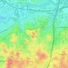 Bnei Brak topographic map, elevation, terrain
