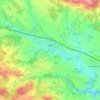 Měřín topographic map, elevation, terrain