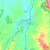 Broadford topographic map, elevation, terrain