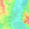 Racibórz topographic map, elevation, terrain