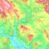 Nowa Ruda topographic map, elevation, terrain