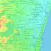 Mathavaram topographic map, elevation, terrain