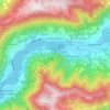 Endine Gaiano topographic map, elevation, terrain