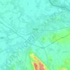 Gyor topographic map, elevation, terrain