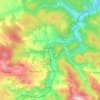 Zagórze Śląskie topographic map, elevation, terrain