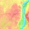 Scandia topographic map, elevation, terrain