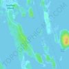St. Helena Island topographic map, elevation, terrain