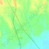 Bentonia topographic map, elevation, terrain