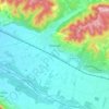 Villelaure topographic map, elevation, terrain