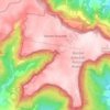 Barren Grounds topographic map, elevation, terrain