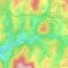 La Monnerie-le-Montel topographic map, elevation, terrain