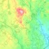 Princeton topographic map, elevation, terrain