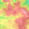 Pomocne topographic map, elevation, terrain