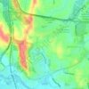 Molendinar topographic map, elevation, terrain