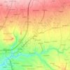 Ibaan topographic map, elevation, terrain