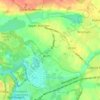 Wincham topographic map, elevation, terrain