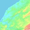 Canoas de Punta Sal topographic map, elevation, terrain