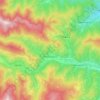 Brossasco topographic map, elevation, terrain