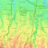 Jakarta Special Capital Region topographic map, elevation, terrain