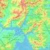 Upper Harbour topographic map, elevation, terrain