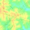 Twin City topographic map, elevation, terrain