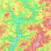 Gerolstein topographic map, elevation, terrain