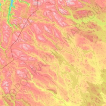 Arjeplogs kommun topographic map, elevation, terrain