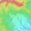 Cantalupa topographic map, elevation, terrain