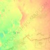 Oxley topographic map, elevation, terrain