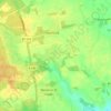 Hainford topographic map, elevation, terrain