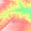 Oldham County topographic map, elevation, terrain