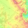Toowoomba Regional topographic map, elevation, terrain