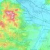 Deva topographic map, elevation, terrain