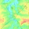 Ixworth topographic map, elevation, terrain