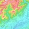 Cesiomaggiore topographic map, elevation, terrain