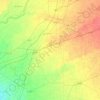 Khanewal District topographic map, elevation, terrain