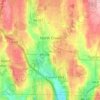 North Creek topographic map, elevation, terrain