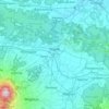 Ngawi topographic map, elevation, terrain