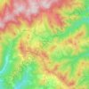 Zeri topographic map, elevation, terrain