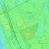 Bródno topographic map, elevation, terrain