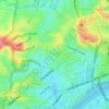 Paddington topographic map, elevation, terrain