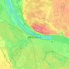 Włocławek topographic map, elevation, terrain