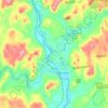 Town of Hadley topographic map, elevation, terrain