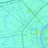 Bangkok Noi District topographic map, elevation, terrain