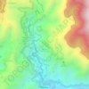 Banaue Rice Terraces topographic map, elevation, terrain