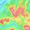 Lissac-sur-Couze topographic map, elevation, terrain