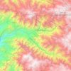Gran Chimú topographic map, elevation, terrain