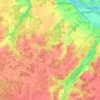 Saint-Florent topographic map, elevation, terrain