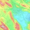 Qarah Bagh Rural District topographic map, elevation, terrain