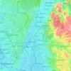 Marikina River topographic map, elevation, terrain